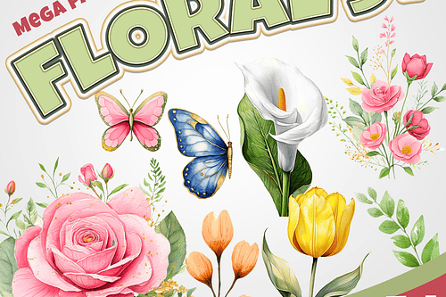 Kit Digital Floral 51