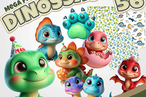 Kit Digital Dinossauro 56