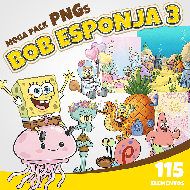 Kit Digital Bob Esponja 3 1