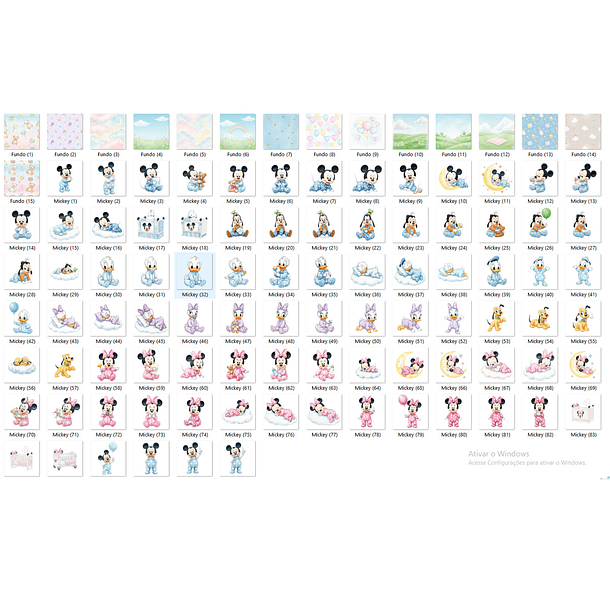 Kit Digital Mickey Baby 2