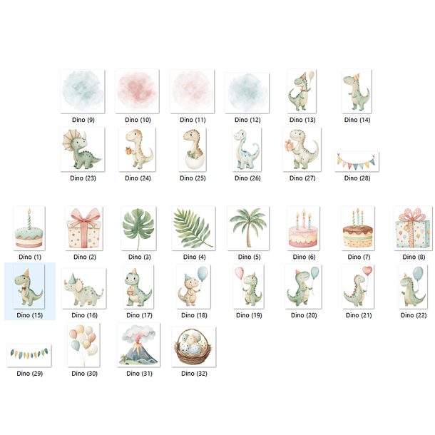 Kit Digital Dinossauro 57 2