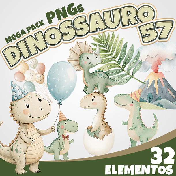 Kit Digital Dinossauro 57 1