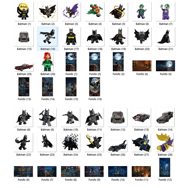 Kit Digital Batman Lego 2