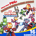Kit Digital Homem de Ferro e Amigos Espetaculares 1