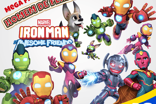 Kit Digital Homem de Ferro e Amigos Espetaculares
