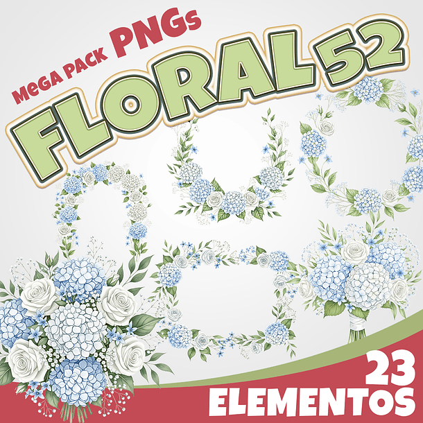 Kit Digital Floral 52 1