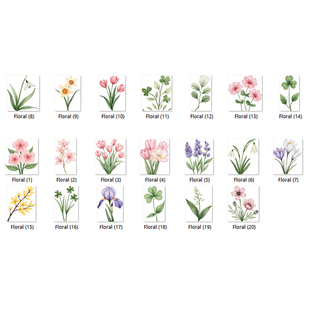 Kit Digital Floral 54 2