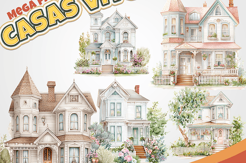 Kit Digital casa vitoriana