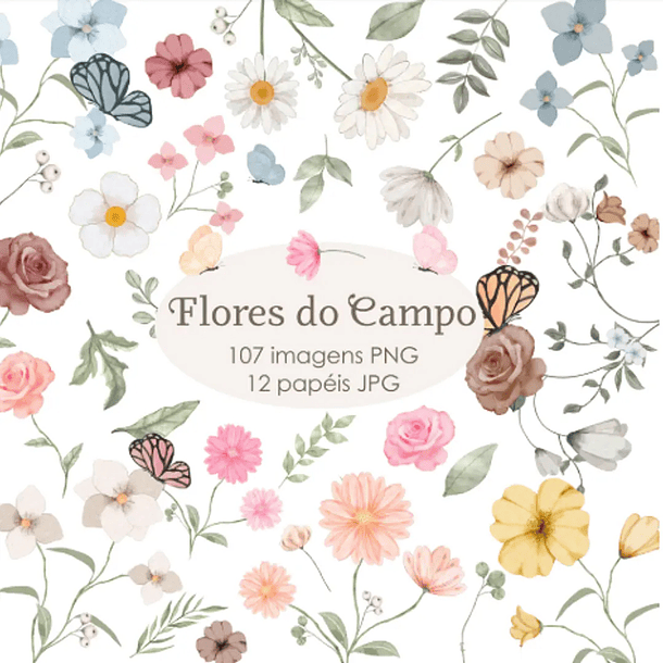 Kit Digital Flores do Campo