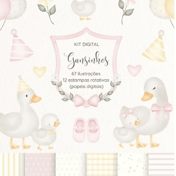 Kit Digital gansinhos