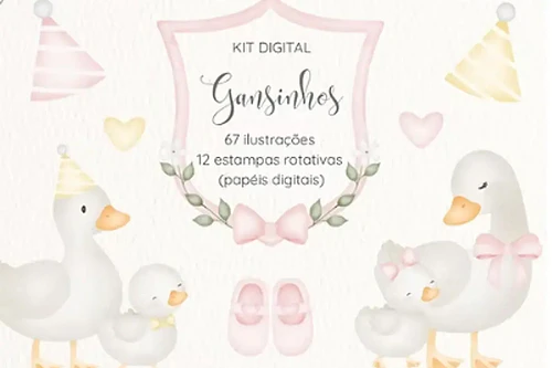 Kit Digital gansinhos