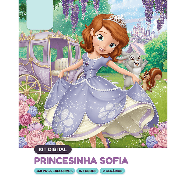 Kit Digital Princesinha Sofia