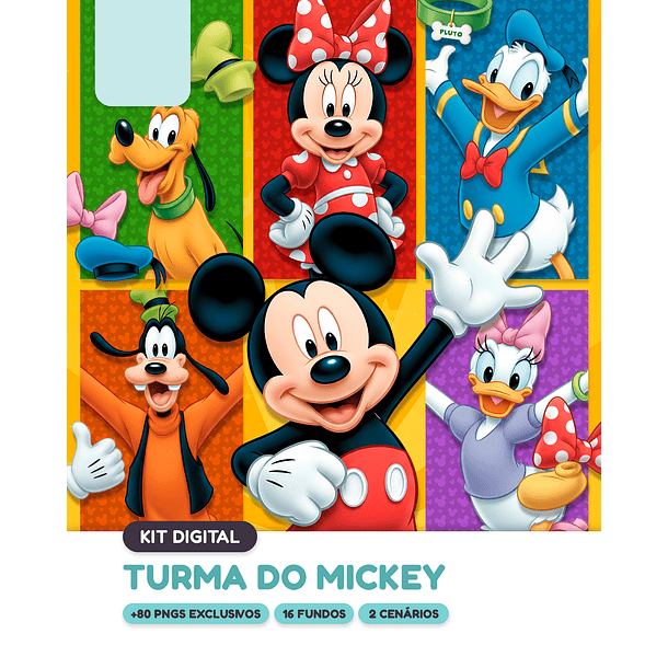 Kit Digital Turma do Mickey 6