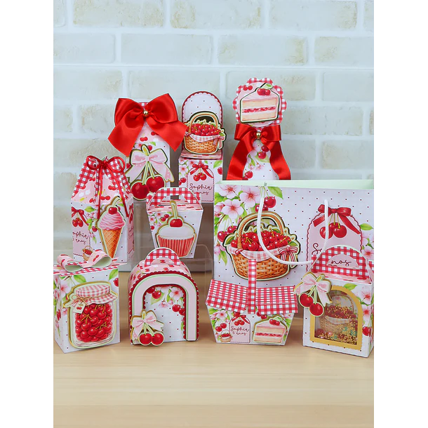 Pack Kit Festa Cerejinha  - Arquivo de Corte