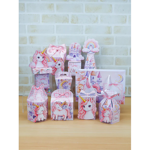 Pack Kit Festa Unicornio - Arquivo de Corte