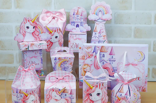 Pack Kit Festa Unicornio - Arquivo de Corte