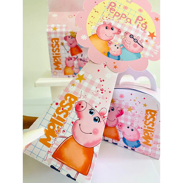 Combo Caixinhas Peppa Pig - Arquivo de Corte