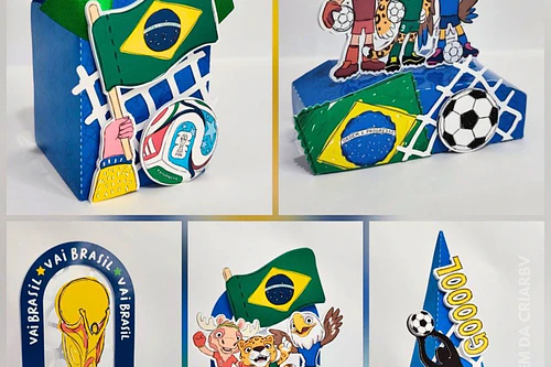 Combo Caixinhas Copa 2026 - Arquivo de Corte