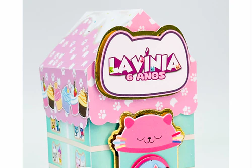 Caixinha Casa da Gabby - Arquivo de Corte