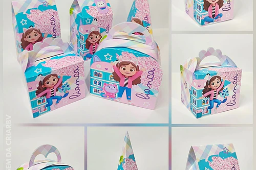 Combo Caixinhas Casa da Gabby - Arquivo de Corte