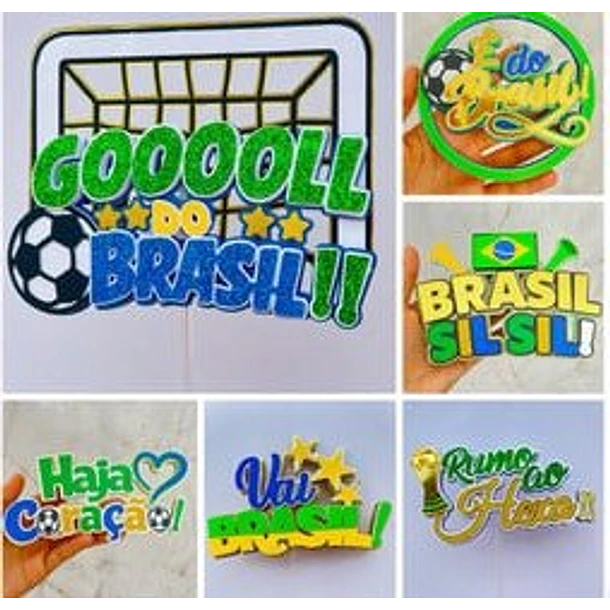 Arquivo de Corte Topo de Bolo Copa do Mundo