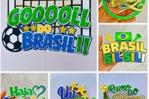 Arquivo de Corte Topo de Bolo Copa do Mundo