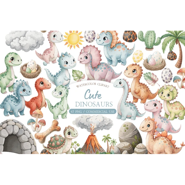 Kit Digital Dinossauro 60