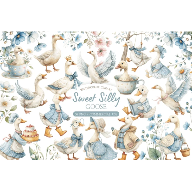 Kit Digital Ganso Sweet Silly Goose