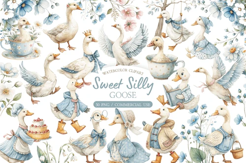Kit Digital Ganso Sweet Silly Goose