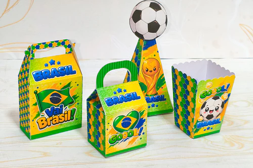 Caixinhas Copa - Arquivo de Corte