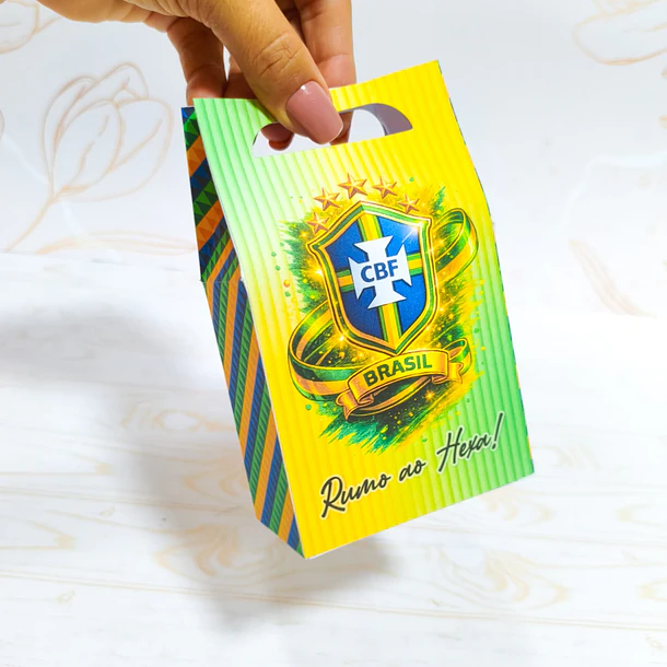 Caixinhas Sacolinha Copa - Arquivo de Corte