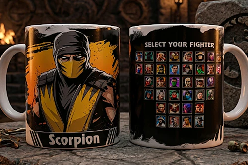 Combo Canecas Mortal Kombat
