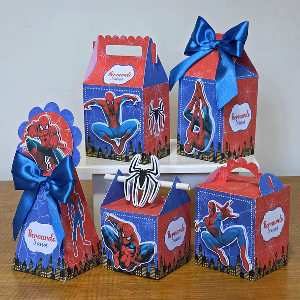 Combo Caixinhas Homem Aranha - Arquivo de Corte