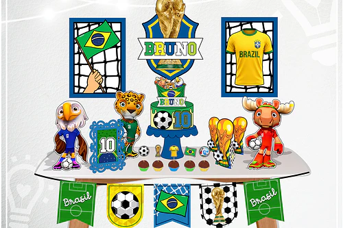 Kit Festa Brasil Copa - Arquivo de Corte