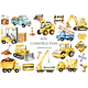 Kit Digital Carros de Construção 2