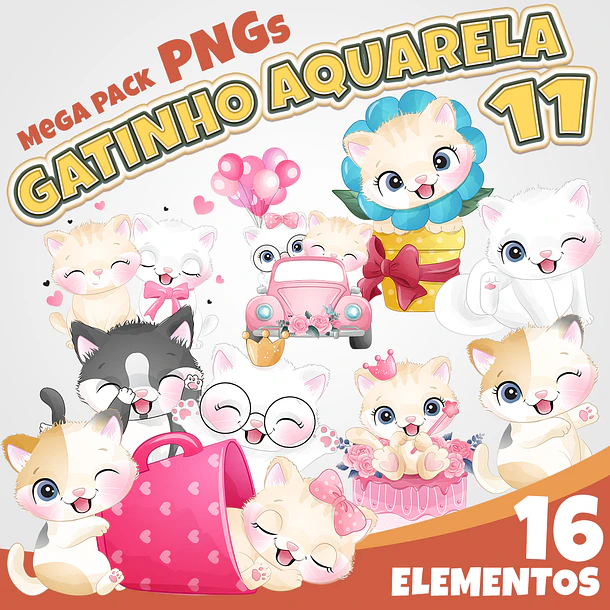 Kit Digital Gatinho 11 1