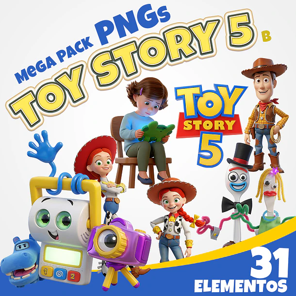 Kit Digital Toy Story 5 1