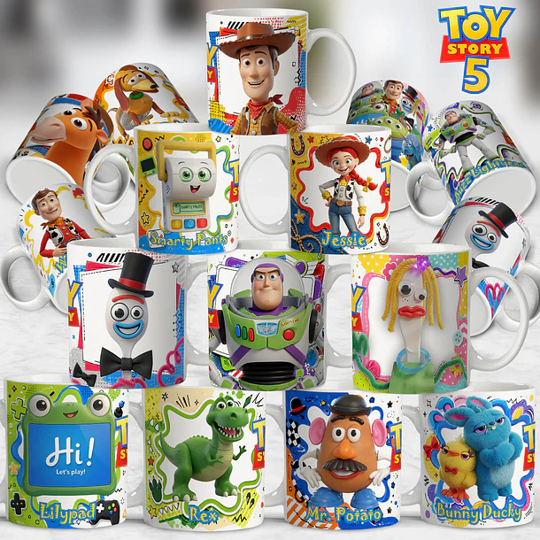 Combo Canecas Toy Story 5 1