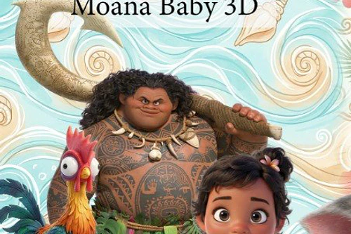 Kit Digital Moana Baby 3d