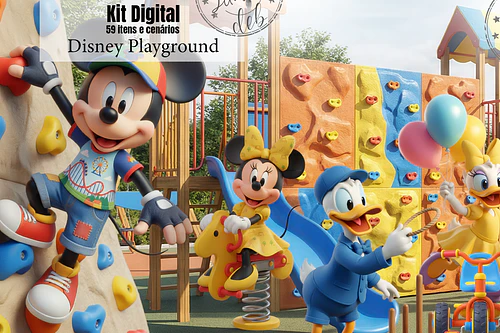 Kit Digital MIckey Parque Playground
