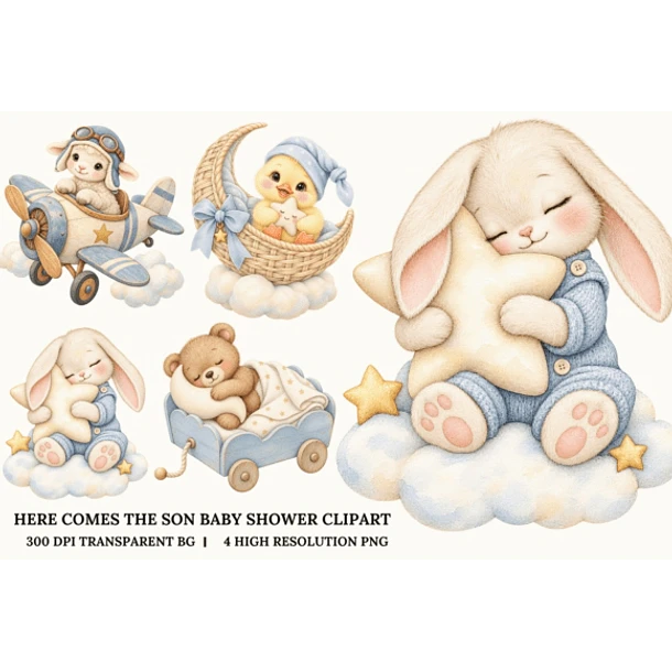 Kit Digital Boho Neutral Baby 2