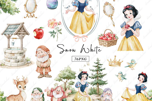 Kit Digital Branca de Neve 19