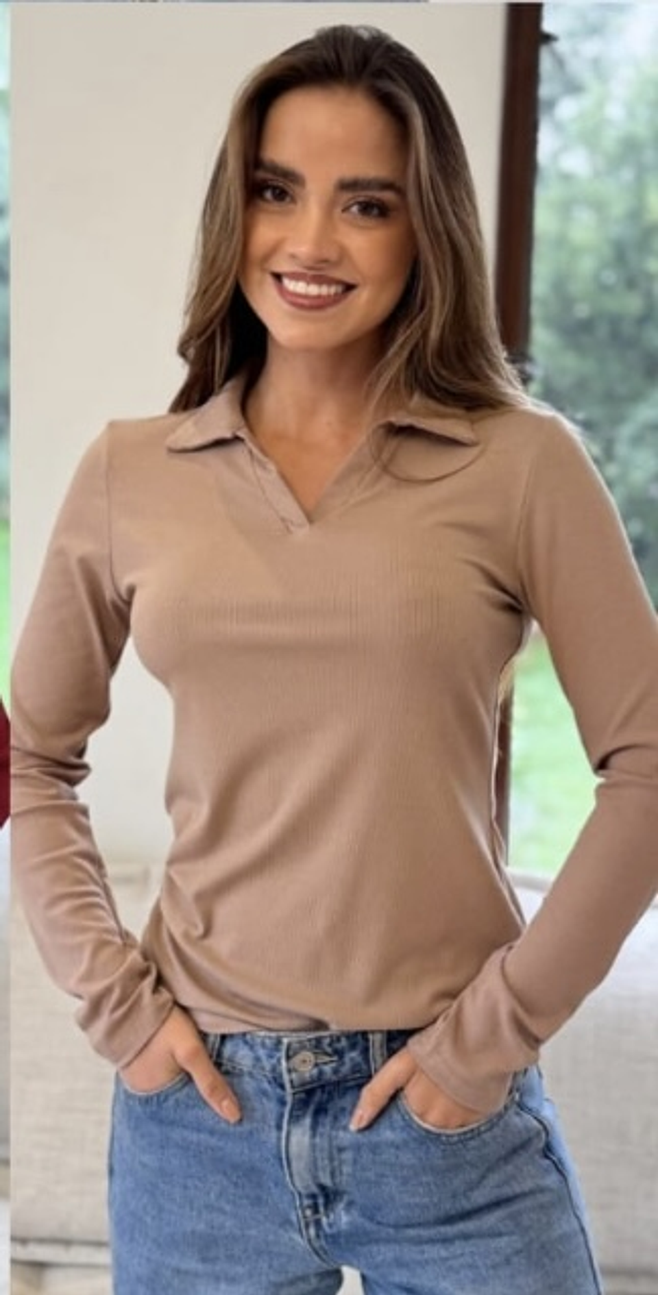 Polera Cuello en V  4