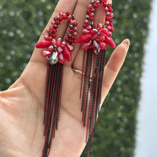 ARETE TAILANDÉS ROJO 1