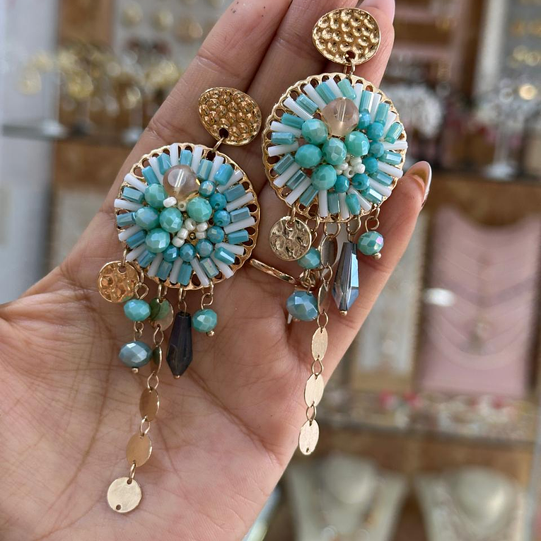 ARETE TAILANDÉS TURQUESA 1