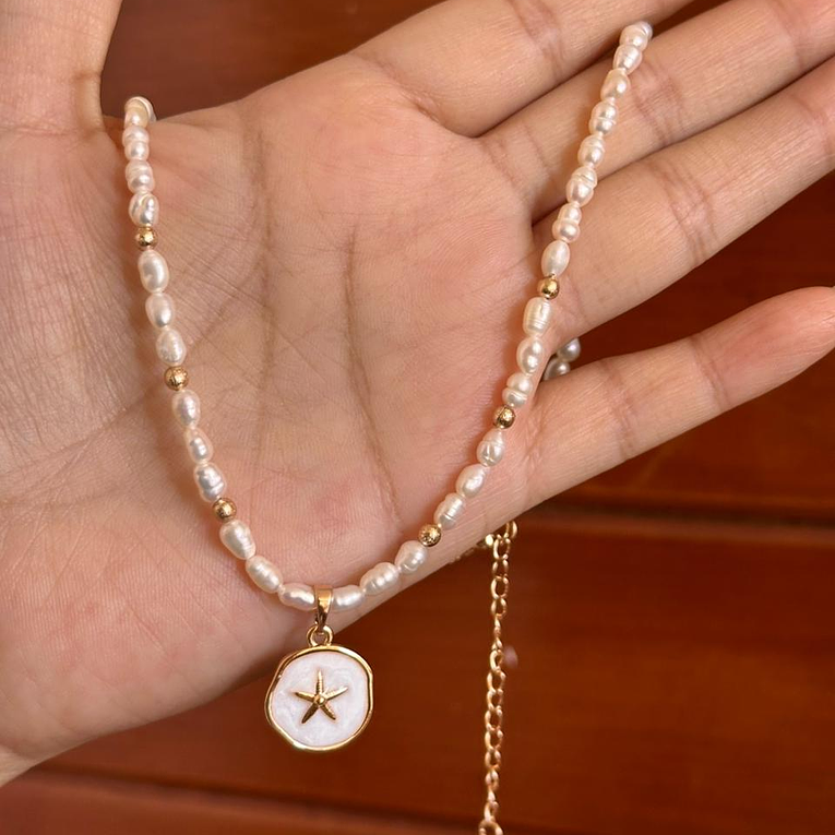 COLLAR ESTRELLA CON NÁCAR 1