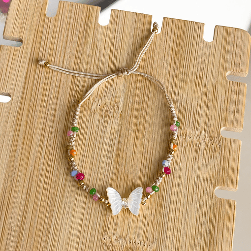 PULSERA MARIPOSA NÁCAR 1