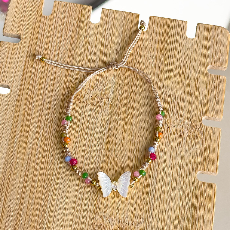 PULSERA MARIPOSA NÁCAR 1