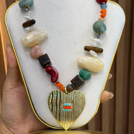 COLLAR BOHO HEART 1