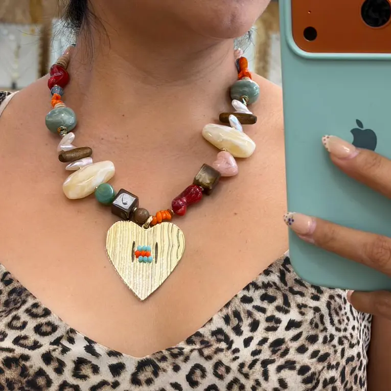 COLLAR BOHO HEART 2